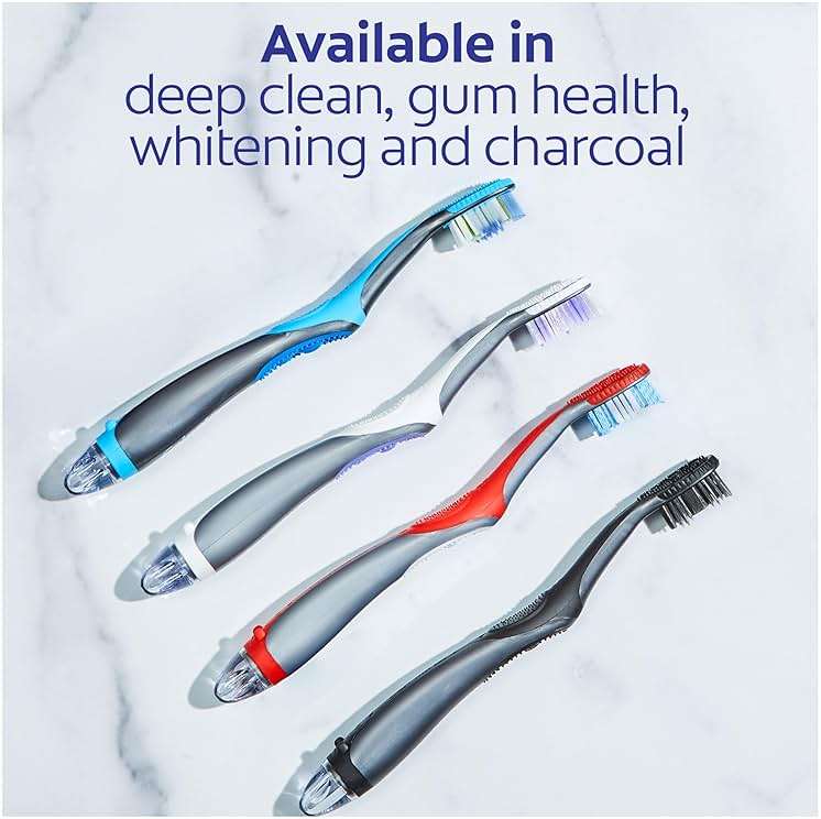 Colgate 360 Vibrate Deep Clean Battery Operated Toothbrush Pack, Soft with 1 AAA Battery Included, 2 Count - Image 9
