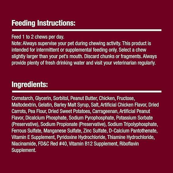 SmartBones Smart Twist Sticks With Peanut Butter, Rawhide-Free Chews For Dogs, 50 Count - Image 8