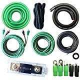 SoundBox 0 Gauge Amp Kit Complete AWG Amplifier Install Wiring Cables - 9500W - Image 1