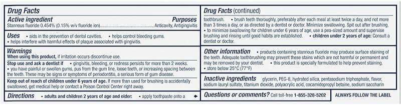 Parodontax Teeth Whitening Toothpaste To Help Bleeding Gums, Gum Toothpaste For Gum Health, 3.4 Oz x 3 - Image 8