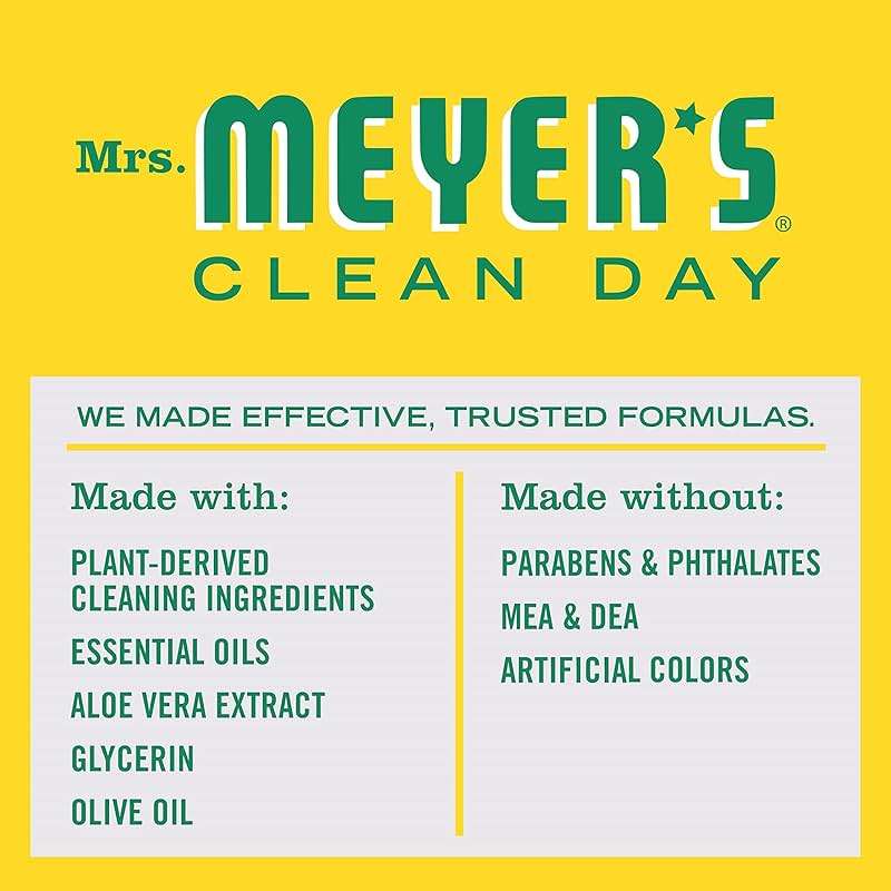 Mrs. Meyer's Clean Day Liquid Hand Soap Refill, Honeysuckle, 33 Oz - Image 4