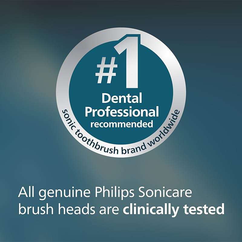 Philips Sonicare C2 Plaque Control - Genuine Replacement Electric Toothbrush Heads, White, 3 Pack, HX9023/65 - Image 5