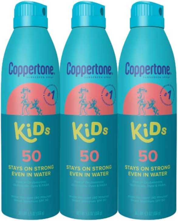Coppertone Kids Sunscreen Spray SPF 50 5.5 Oz - Image 1