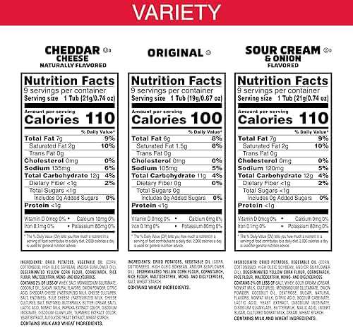 Pringles Potato Crisps Chips, Lunch Snacks, Snack Cups, Variety Pack, 19.3oz Box (27 Cups) - Image 3
