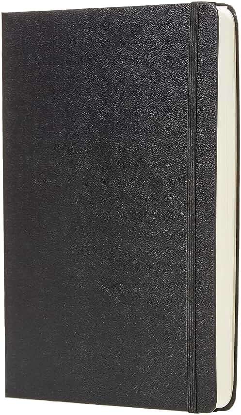 Amazon Basics Daily Planner and Journal, Weekly and Monthly, Undated, Productivity Organization with Goals, Hardcover, 5.8" x 8.25", Black - Image 1