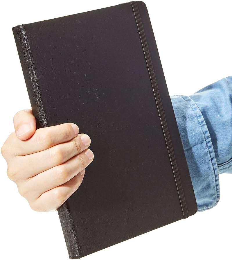 Amazon Basics Daily Planner and Journal, Weekly and Monthly, Undated, Productivity Organization with Goals, Hardcover, 5.8" x 8.25", Black - Image 7