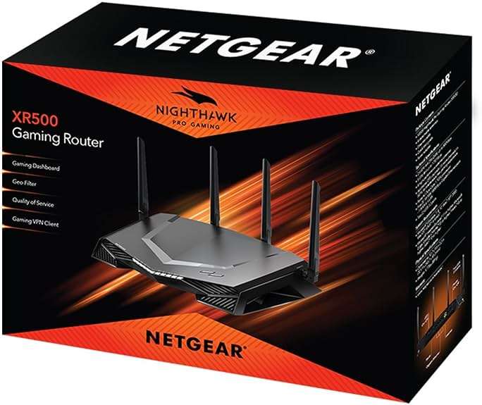 NETGEAR Nighthawk Pro Gaming XR500 Wi-Fi Router with 4 Ethernet Ports and Wireless speeds up to 2.6 Gbps, AC2600, Optimized for Low Ping - Image 6