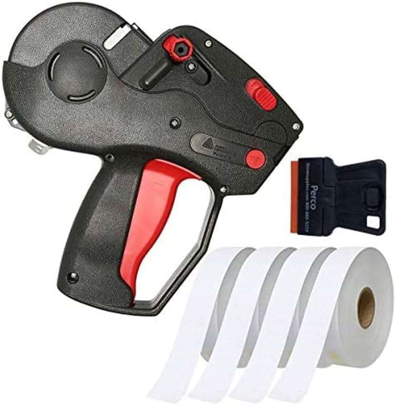Monarch 1131 Pricing Gun with Labels Starter Kit: Includes Price Gun, 10,000 White Pricing Labels and Preloaded Inker - Image 1