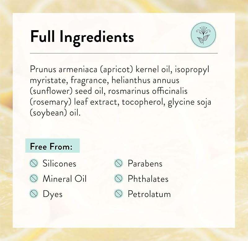 J.R. Watkins Natural Hydrating Body Oil Mist, Lemon Cream, Moisturizing Body Oil Spray for Glowing Skin, USA Made and Cruelty Free, 6 fl oz, Single - Image 7