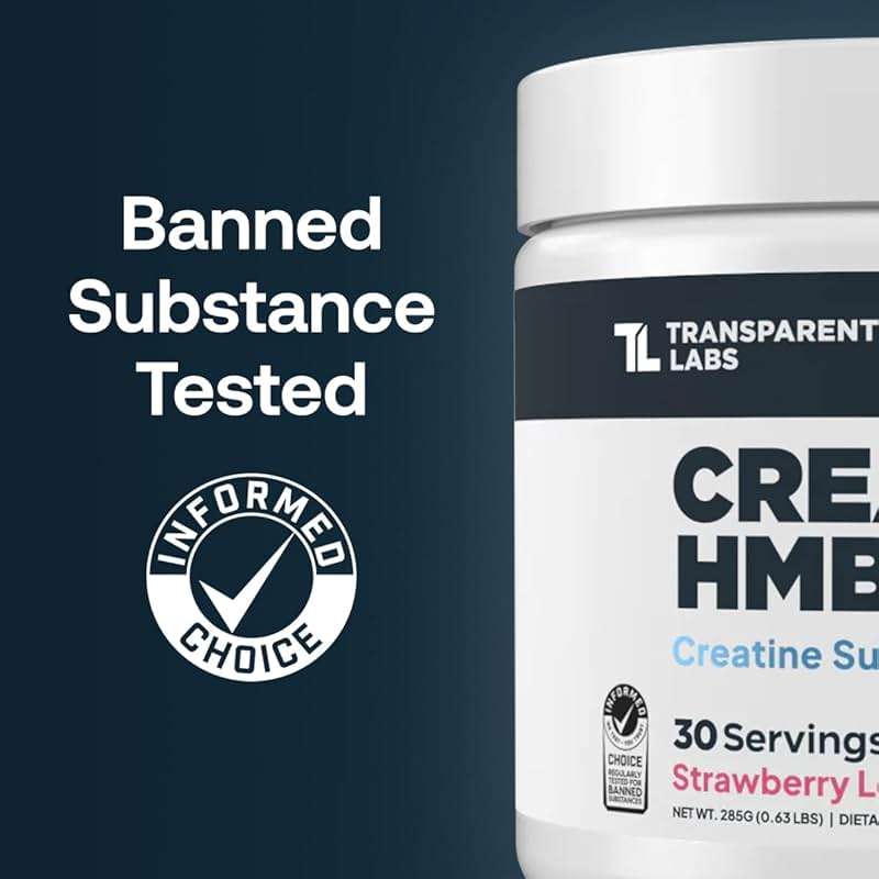 Transparent Labs Creatine HMB - Creatine Monohydrate Powder with HMB for Muscle Growth, Increased Strength, Enhanced Energy Output, and Improved Athletic Performance - 30 Servings, Unflavored - Image 2