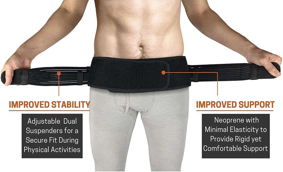 Vriksasana Posture Sacroiliac Hip Belt for Women and Men That Alleviates Sciatic, Pelvic, Lower Back, Leg and Sacral Nerve Pain Caused by Si Joint Dysfunction| Trochanter Brace (Regular, Black) - Image 4