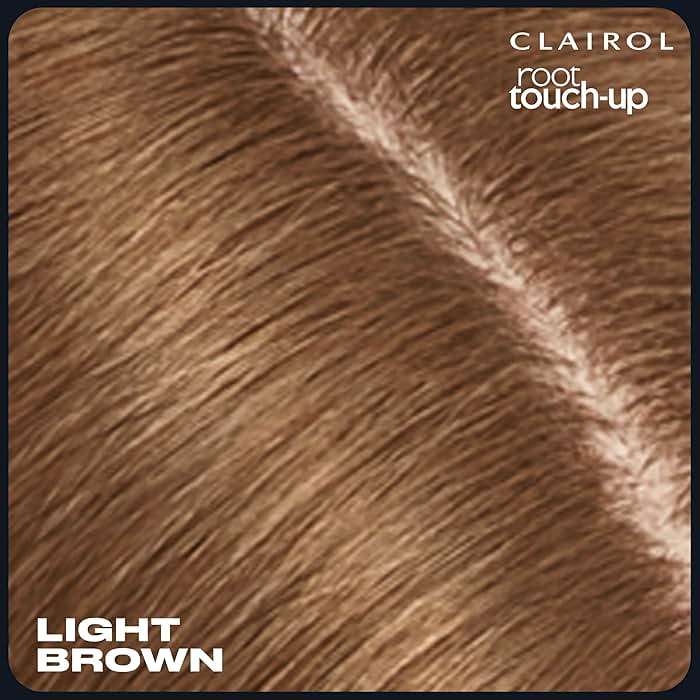 Clairol Root Touch-Up Temporary Concealing Powder, Light Brown Hair Color | Ammonia Free | Instantly Cover Roots + Define Eyebrows | On-the-Go Compact with Mirror and Application Brush | Pack of 1 - Image 9