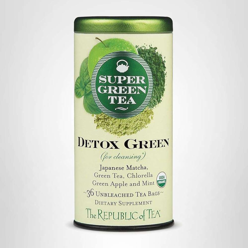 The Republic of Tea – Organic SuperGreen Detox Green Tea, 36 Tea Bags, Gluten Free - Image 9