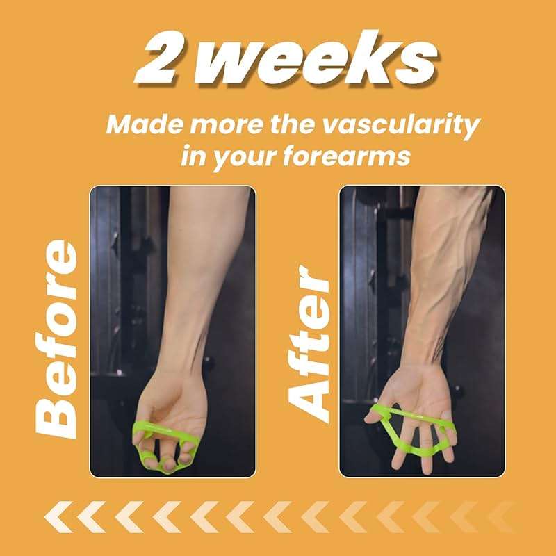 Hand Grip Strengthener, Finger Exerciser, Grip Strength Trainer (6 PCS),New Material,Forearm Grip Workout, Finger Stretcher, Relieve Wrist Pain, Carpal Tunnel - Image 4