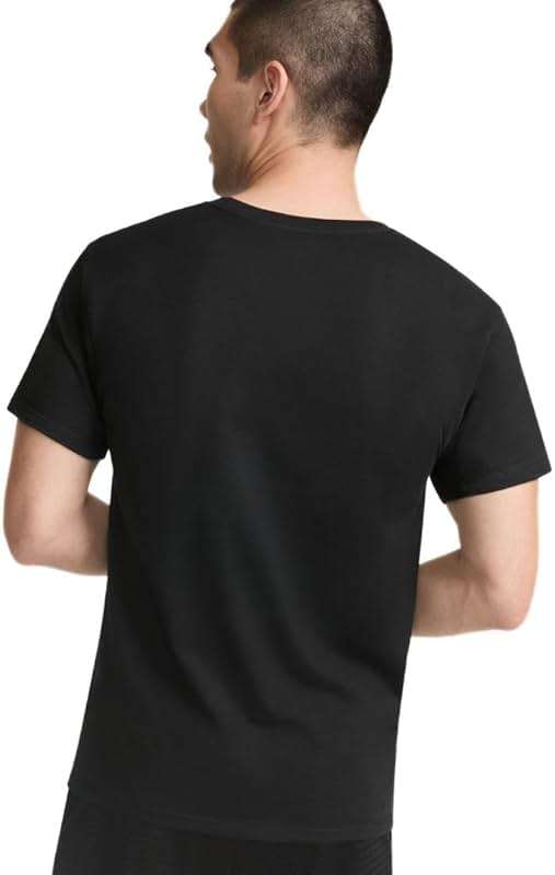 Champion Men's Graphic Short Sleeve T-Shirt, Standard Fit, Classic Script Logo, Midweight 100% Cotton - Image 2