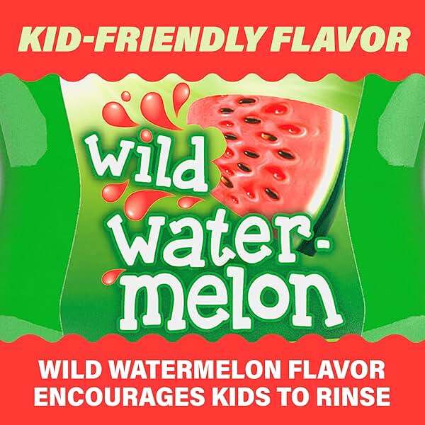 ACT Kids Anticavity Fluoride Rinse Wild Watermelon 16.9 fl. oz. Accurate Dosing Cup, Alcohol Free - Image 4