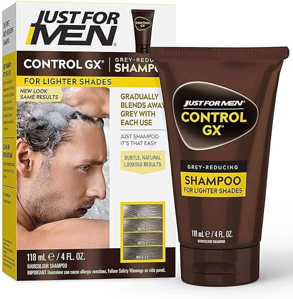 Just for Men Control GX Grey Reducing Shampoo Blonde & Medium Brown - Image 1