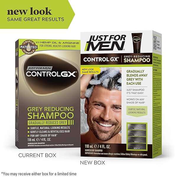 Just for Men Control GX Grey Reducing Shampoo Blonde & Medium Brown - Image 8