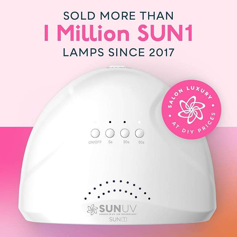 SUNUV UV LED Nail Lamp, Gel Light for Nail Polish UV Dryer with 3 Timers SUNone White - Image 2