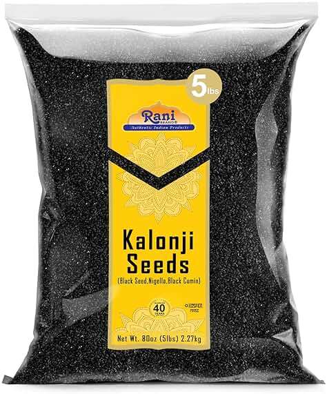 Rani Kalonji (Black Seed, Nigella Sativa, Black Cumin) Seeds 80oz (5lbs) 2.27kg Bulk ~ All Natural | Gluten Friendly | NON-GMO | Kosher | Vegan | Indian Origin - Image 2