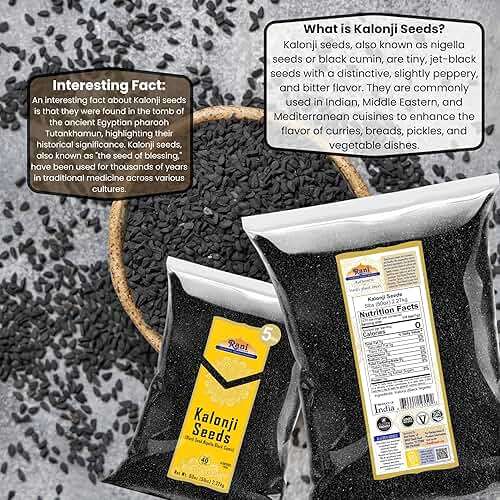 Rani Kalonji (Black Seed, Nigella Sativa, Black Cumin) Seeds 80oz (5lbs) 2.27kg Bulk ~ All Natural | Gluten Friendly | NON-GMO | Kosher | Vegan | Indian Origin - Image 5
