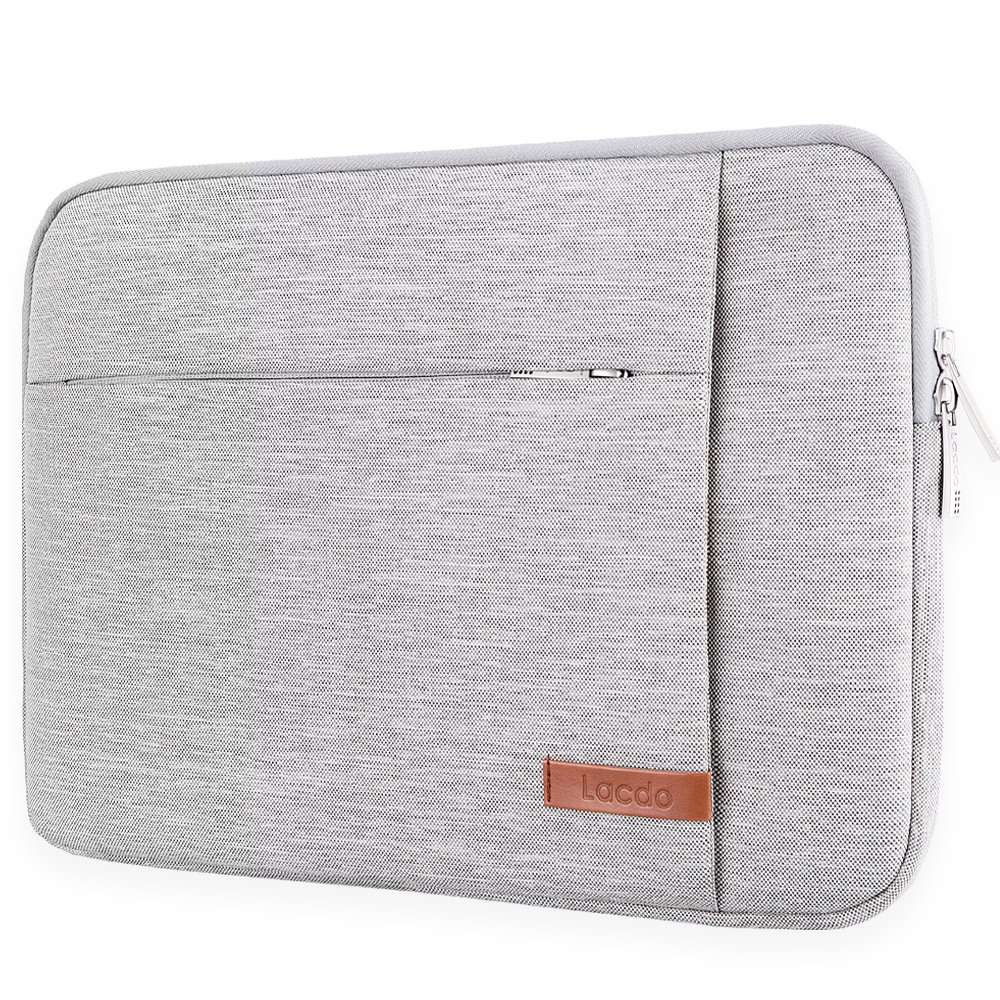 Lacdo 13 inch Laptop Sleeve Case for 13 inch MacBook Air M5 A3449 (2026), M4 A3240 2025, M3 A3113, M2 A2681, M1 A2337 | 13" MacBook Neo A18 Pro A3404 (2026) | iPad Air/Pro 13 M5 Computer Bag, Gray | M3 A3113 - Image 1
