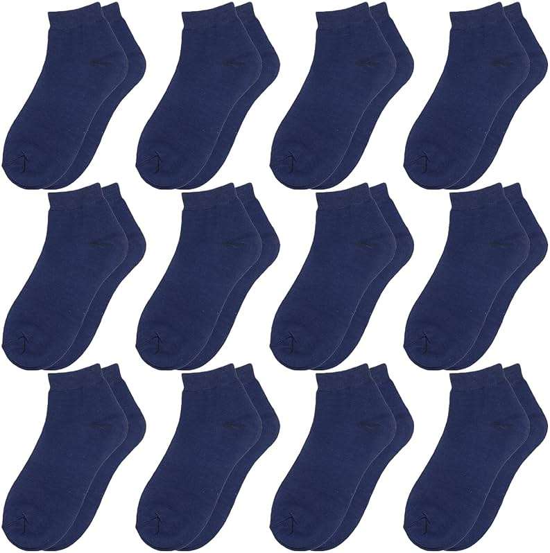 Falari 12 Pairs Women Novelty Ankle Socks Colorful ComfortSoft Lightweight Sports Athletic Socks - Image 2