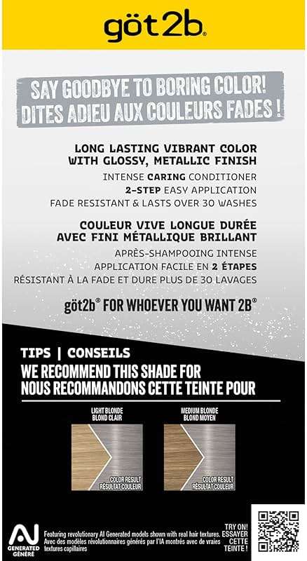 Got2b Metallics Permanent Hair Color, M71 Metallics Silver - Image 6
