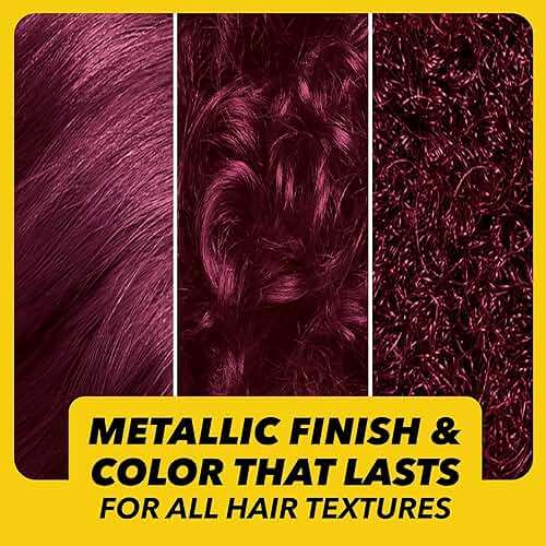 got2b Metallics Permanent Hair Dye, Dark Ruby M68, Hair Color for Women & Men, Formulated with Metallic-Shine Booster for Cool, Shimmering Tones, Lasts Up to 30 Washes, 1 Kit - Image 4