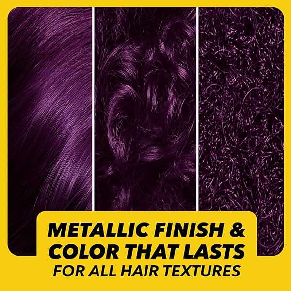 got2b Metallics Permanent Hair Dye, Amethyst Chrome M69, Hair Color for Women & Men, Formulated with Metallic-Shine Booster for Cool, Shimmering Tones, Lasts Up to 30 Washes, 1 Kit - Image 4
