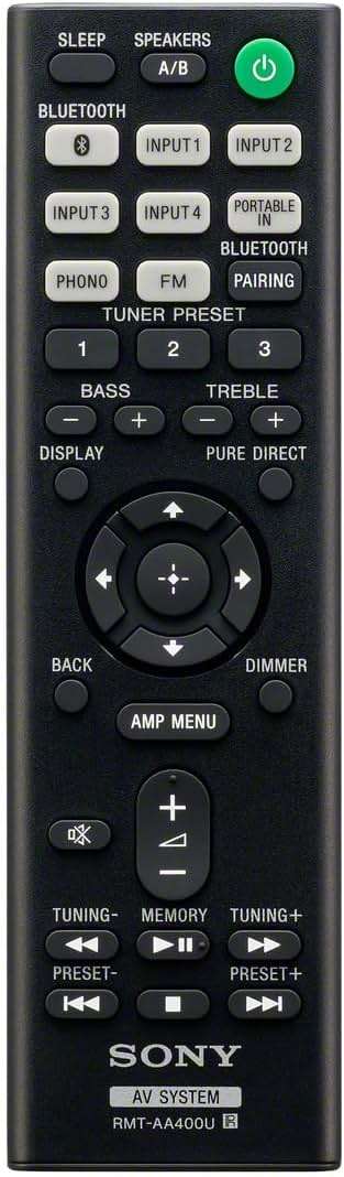 Sony STRDH190 2-ch Home Stereo Receiver with Phono Inputs & Bluetooth Black - Image 4