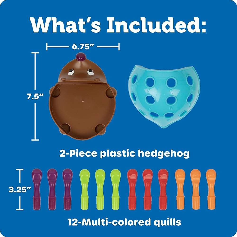 Learning Resources Spike The Fine Motor Hedgehog - Toddler Montessori Toys, Stacking Shape, Gifts For Boys And Girls, Sorting And Matching Skill Activities, Educational Games, Kindergarten - Image 3