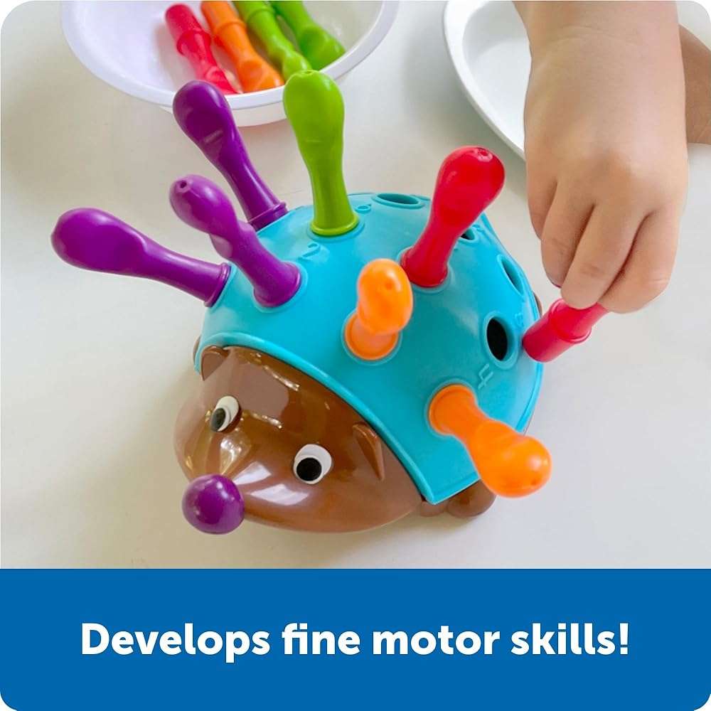Learning Resources Spike The Fine Motor Hedgehog - Toddler Montessori Toys, Stacking Shape, Gifts For Boys And Girls, Sorting And Matching Skill Activities, Educational Games, Kindergarten - Image 4