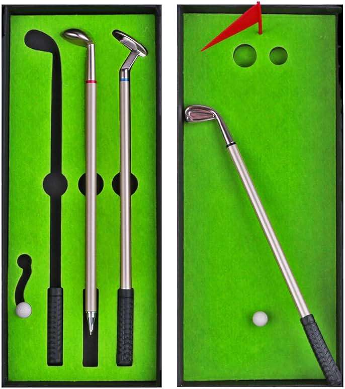 Golf Pen Desktop Games - Funny Gifts for Golfers, Coworkers, Boss - Stocking Stuffers - Image 1