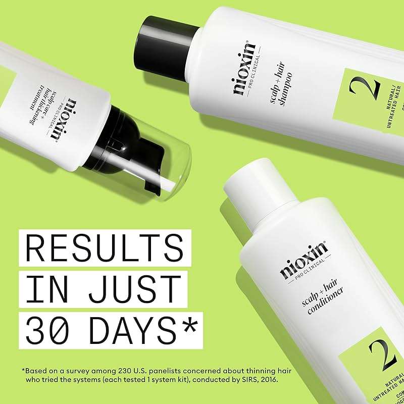 Nioxin Scalp + Hair Thickening System Kits | For Natural, Colored, & Damaged Hair with Light to Progressed Thinning | Strengthen & Boost Hair Density with Niacinamide & Biotin | 3 Month Supply - Image 5