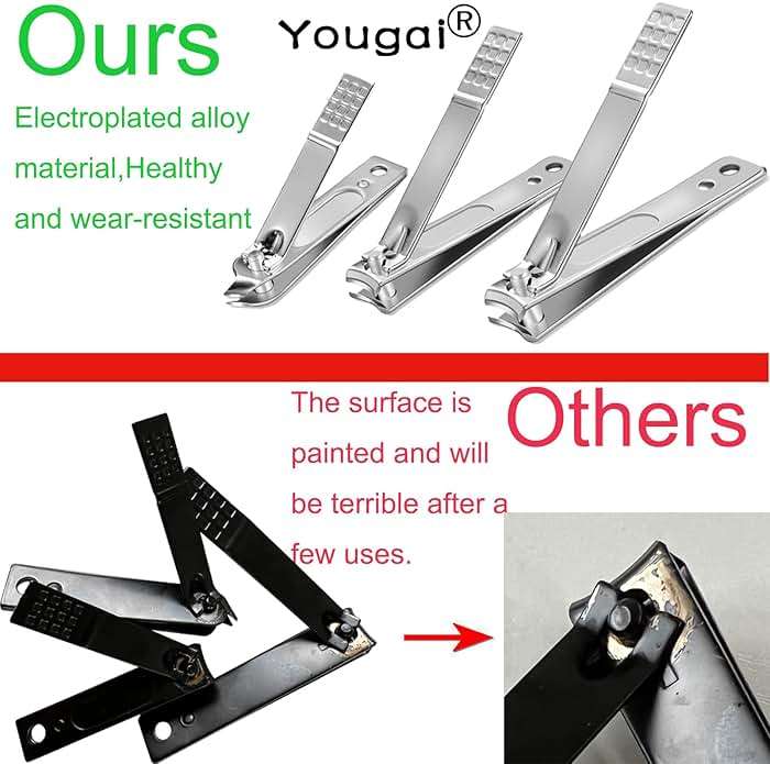 Yougai Nail Clippers Set - 18 Pcs Professional Manicure Pedicure Kit Gifts for Fathers Day Men Women, Stainless Steel Fingernail Toenail Cutters, Nail Care Grooming Tools with Leather Travel Case - Image 6