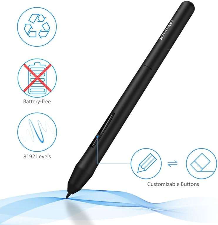 Drawing Tablet XPPen StarG640 Digital Graphic Tablet 6x4 Inch Art Tablet with Battery-Free Stylus Pen Tablet for Mac, Windows and Chromebook (Drawing/E-Learning/Remote-Working) - Image 3