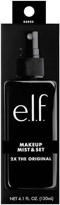 e.l.f. Makeup Mist & Set - Large Lightweight, Long Lasting, All-Day Wear Revitalizes, Refreshes, Hydrates, Soothes Infused with Aloe, Green Tea and Cucumber 4 Fl Oz - Image 4