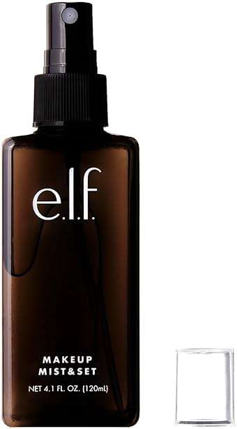 e.l.f. Makeup Mist & Set - Large Lightweight, Long Lasting, All-Day Wear Revitalizes, Refreshes, Hydrates, Soothes Infused with Aloe, Green Tea and Cucumber 4 Fl Oz - Image 5
