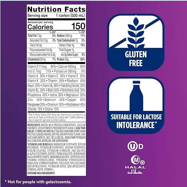 Ensure Max Protein Shake | Milk Chocolate | Ready to Drink | 30g Protein for Muscle Health | 1g Sugar, 4g Fiber | 11 fl oz, 12 Pack - Image 6