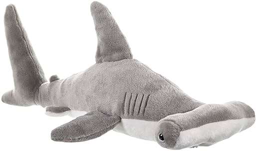 Wild Republic Hammerhead Shark Plush, Stuffed Animal, Plush Toy, Gifts for Kids, Cuddlekins 20", Multi - Image 5