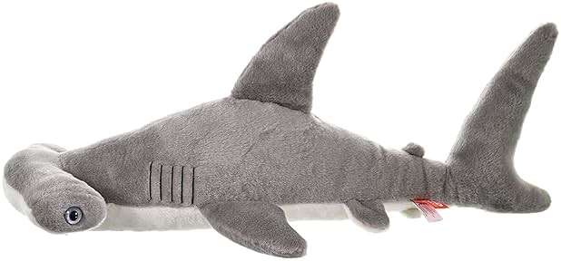 Wild Republic Hammerhead Shark Plush, Stuffed Animal, Plush Toy, Gifts for Kids, Cuddlekins 20", Multi - Image 6