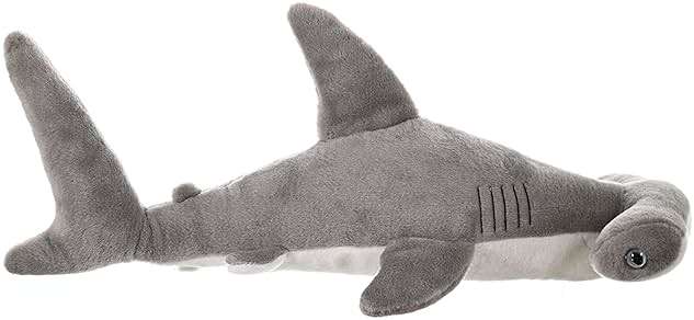 Wild Republic Hammerhead Shark Plush, Stuffed Animal, Plush Toy, Gifts for Kids, Cuddlekins 20", Multi - Image 7