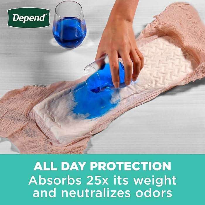 Depend Fresh Protection Adult Diapers, Incontinence Underwear for Women, Disposable, Maximum, Small, Blush, 32 Count, Packaging May Vary - Image 3