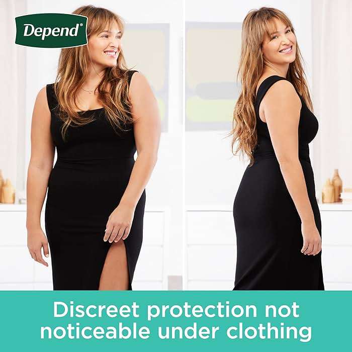 Depend Fresh Protection Adult Diapers, Incontinence Underwear for Women, Disposable, Maximum, Small, Blush, 32 Count, Packaging May Vary - Image 6