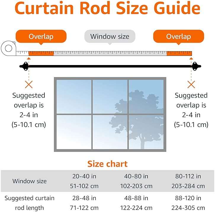 Amazon Basics Room Darkening Blackout Curtain Rod for Bedroom and Living Room, Curved, Wraps Around, Blocks Light, for Heavy Curtains, 48" to 88", Black - Image 3