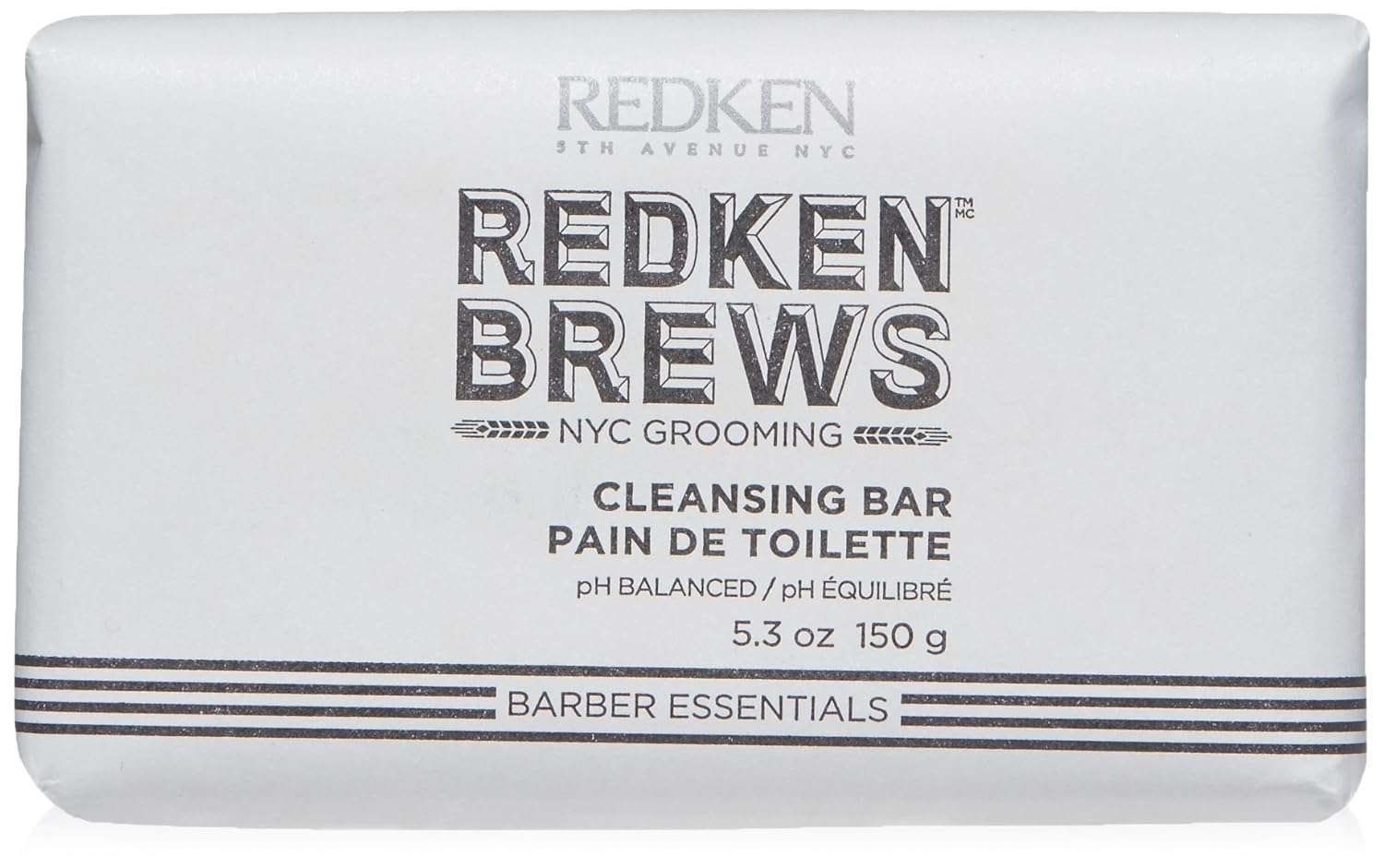 Redken Brews Men's Cleanse Bar - Multi-Purpose Bar Soap For Face and Body For All Men's Skin Types, Moisturizing & Deodorizing With Clean & Fresh Scent, 5.3 Fl Oz - Image 1