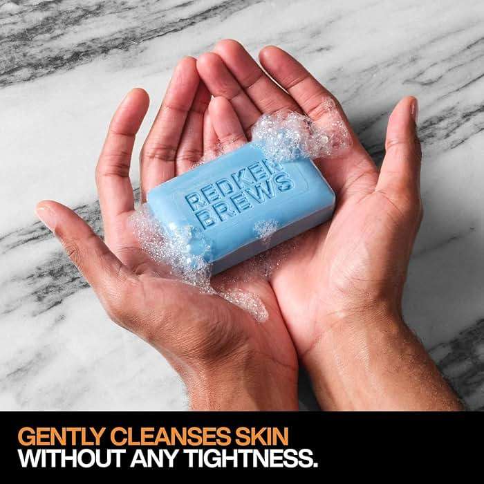 Redken Brews Men's Cleanse Bar - Multi-Purpose Bar Soap For Face and Body For All Men's Skin Types, Moisturizing & Deodorizing With Clean & Fresh Scent, 5.3 Fl Oz - Image 2