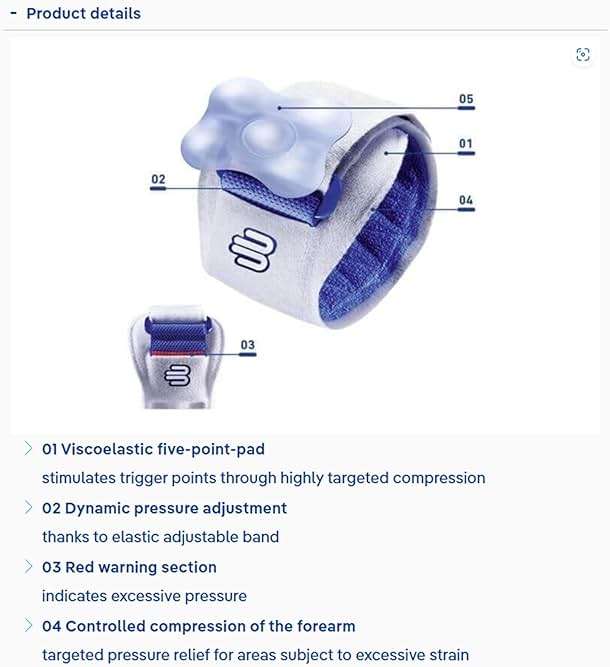 Bauerfeind - EpiPoint - Elbow Strap - Stabilizing Supports for Elbow Pain, Swelling and Injury, Tendon Pain Relief for Tennis & Golfer's Elbow, Muscle Irritation and Inflammation - Image 7