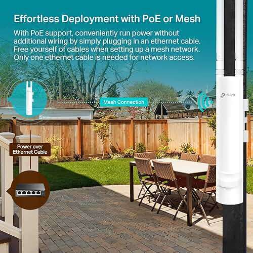 TP-Link EAP225-Outdoor, Long RangeOutdoor Access Point AC1200 | Dual Band, IP65 Weatherproof, Remote Managed - Image 7